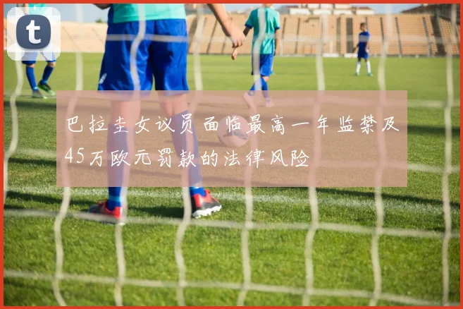 巴拉圭女议员面临最高一年监禁及45万欧元罚款的法律风险